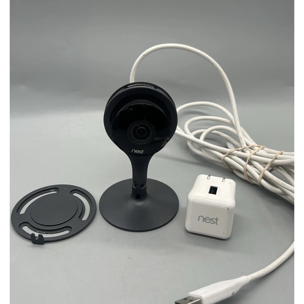 Google Nest Cam (NC1102ES) Indoor Security Camera Black A0005 - Tested